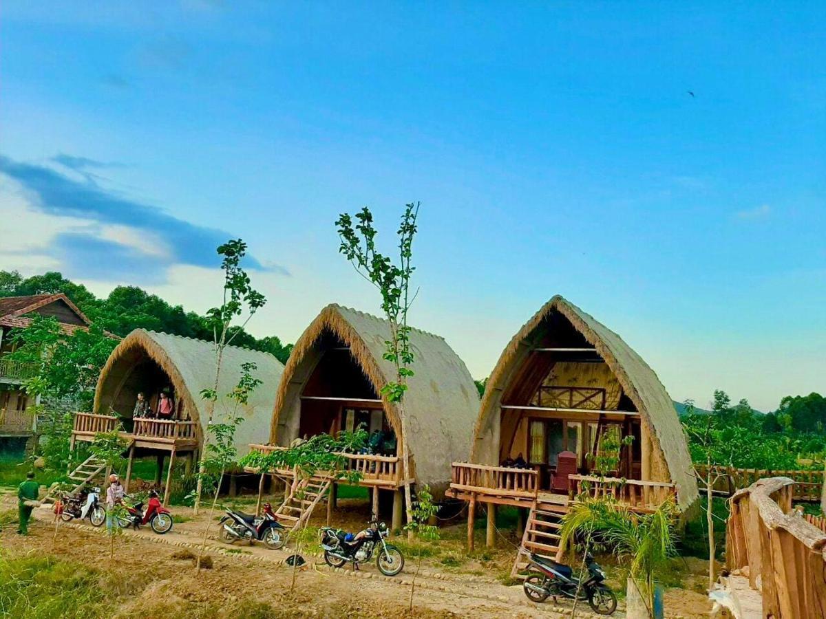 Rice straw Green lodge- resort Quan Tom Buitenkant foto