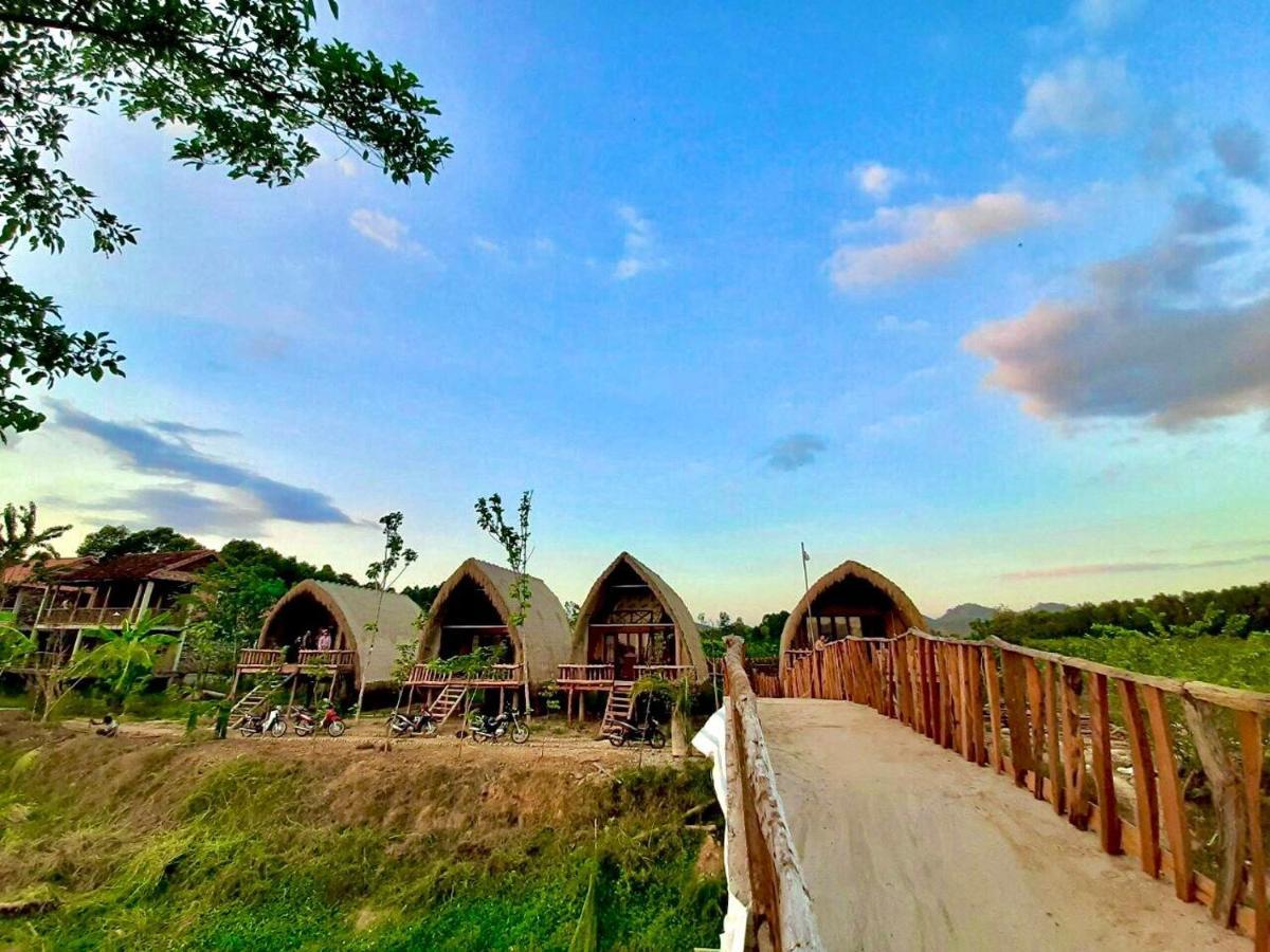 Rice straw Green lodge- resort Quan Tom Buitenkant foto