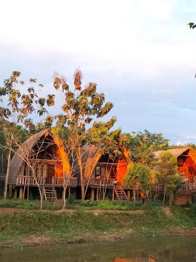 Rice straw Green lodge- resort Quan Tom Buitenkant foto