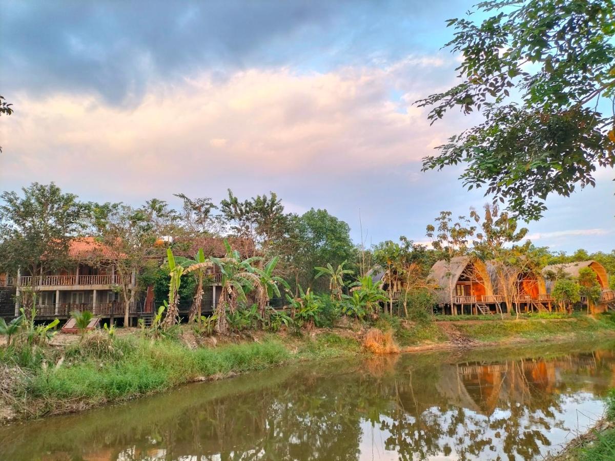 Rice straw Green lodge- resort Quan Tom Buitenkant foto