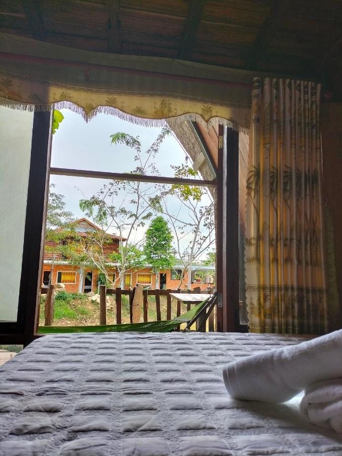 Rice straw Green lodge- resort Quan Tom Buitenkant foto
