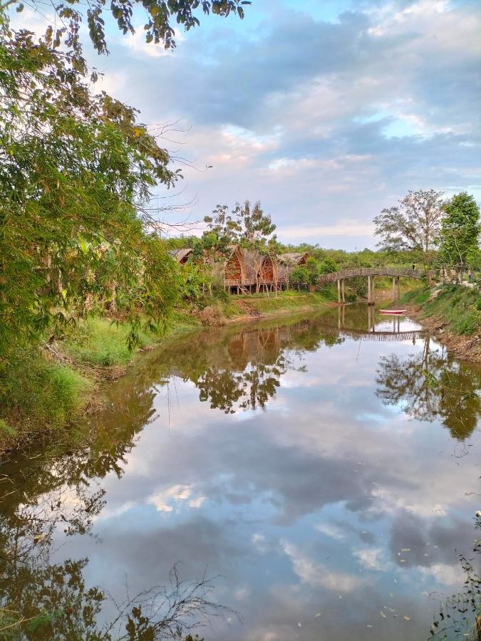Rice straw Green lodge- resort Quan Tom Buitenkant foto