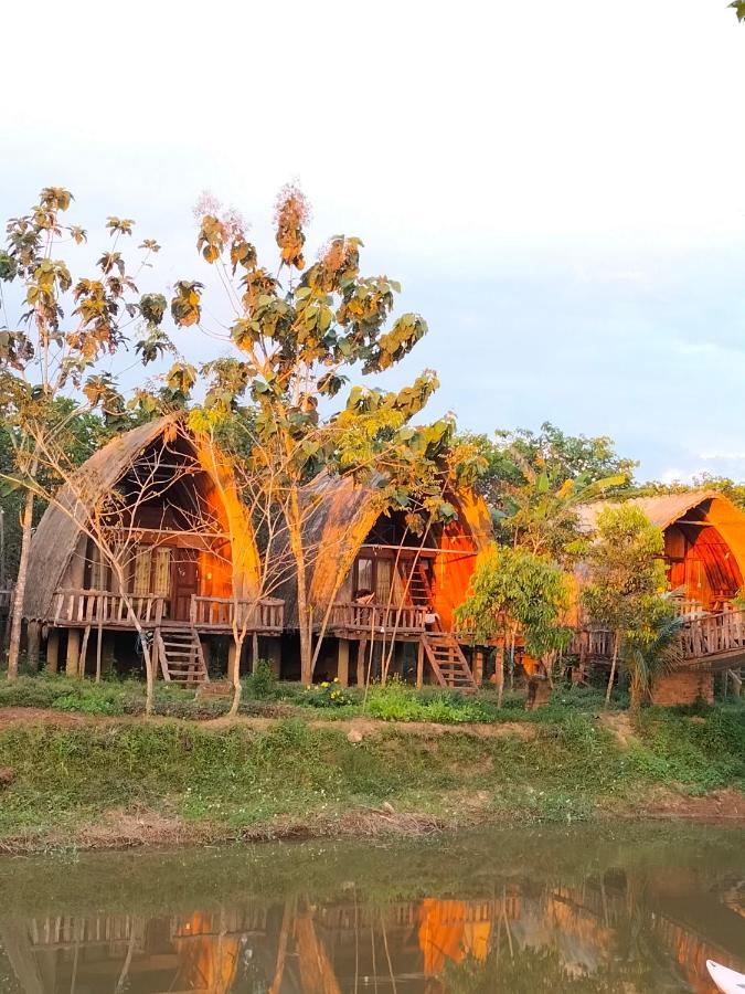 Rice straw Green lodge- resort Quan Tom Buitenkant foto