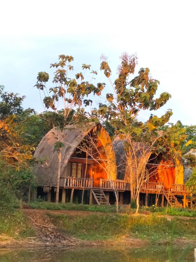 Rice straw Green lodge- resort Quan Tom Buitenkant foto