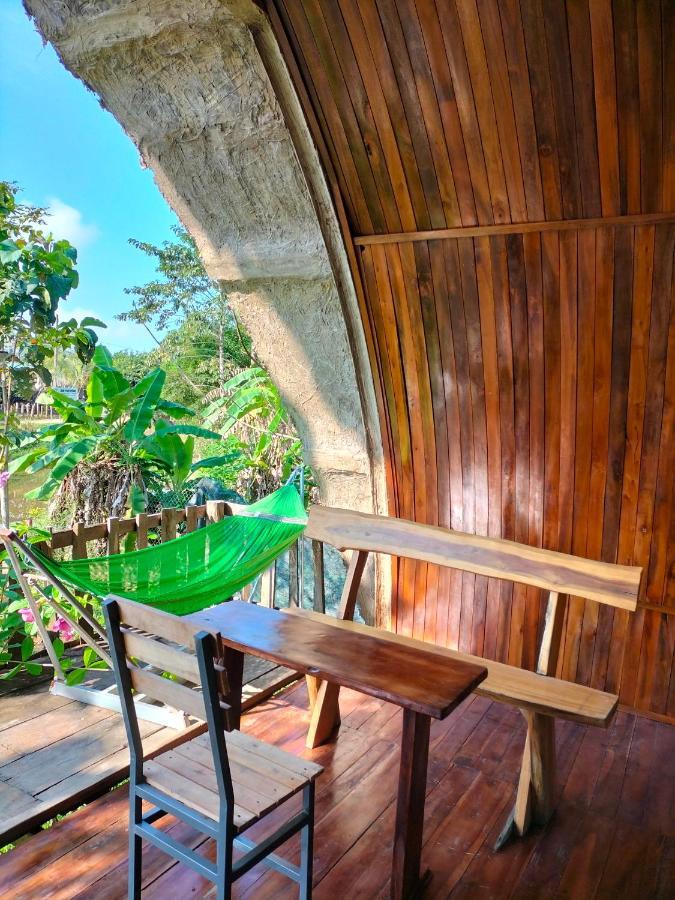 Rice straw Green lodge- resort Quan Tom Buitenkant foto