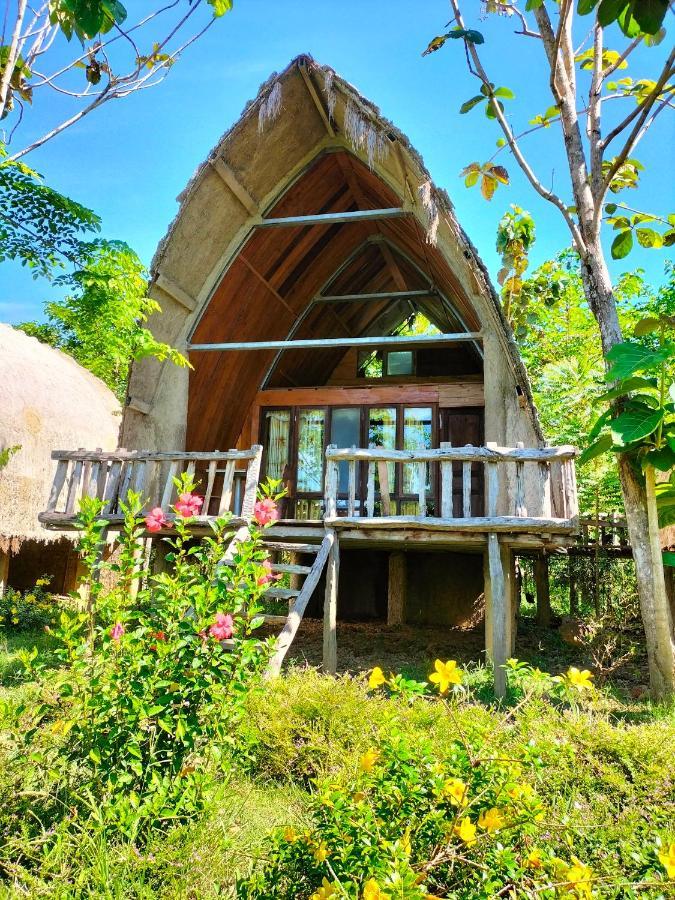 Rice straw Green lodge- resort Quan Tom Buitenkant foto