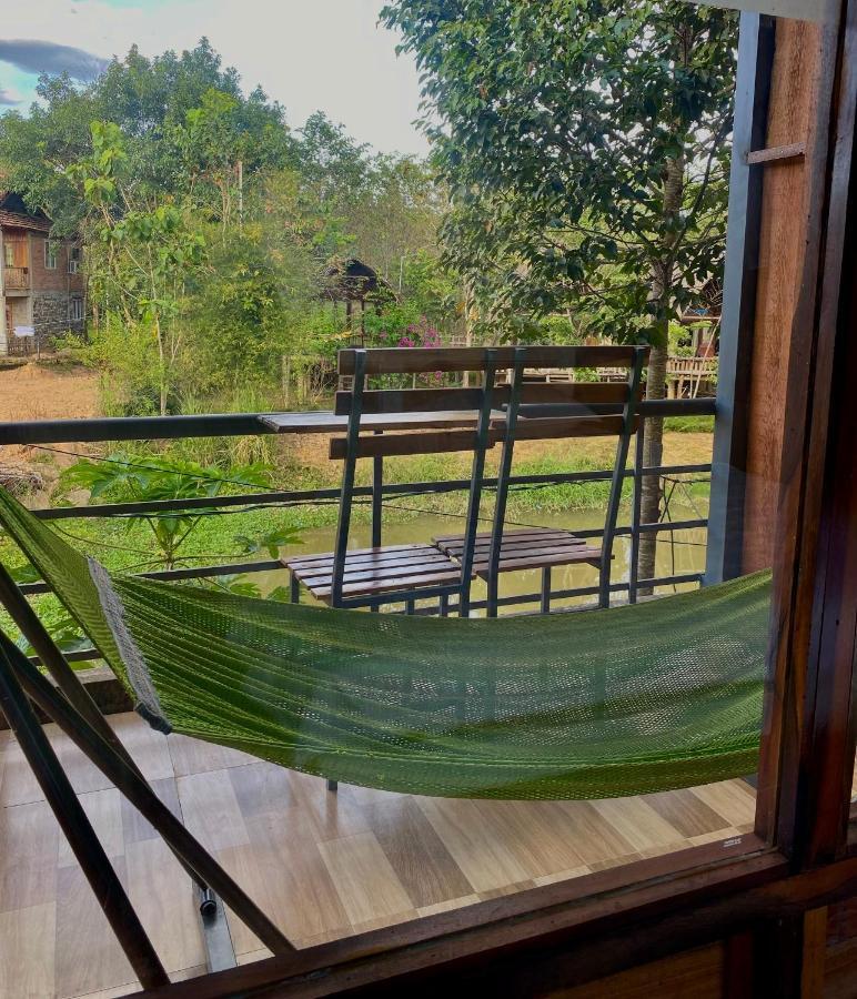 Rice straw Green lodge- resort Quan Tom Buitenkant foto