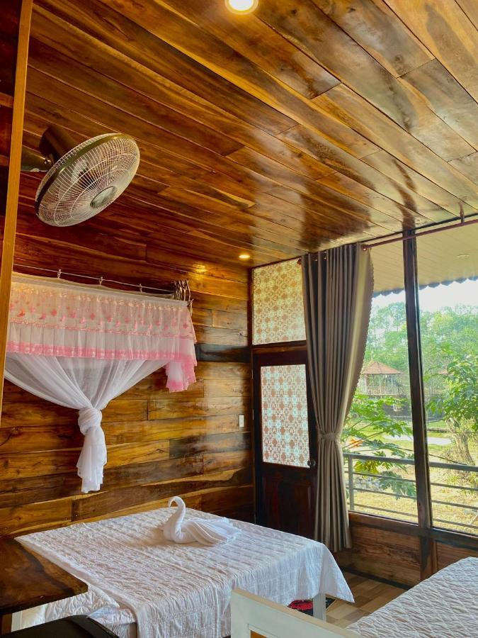 Rice straw Green lodge- resort Quan Tom Buitenkant foto