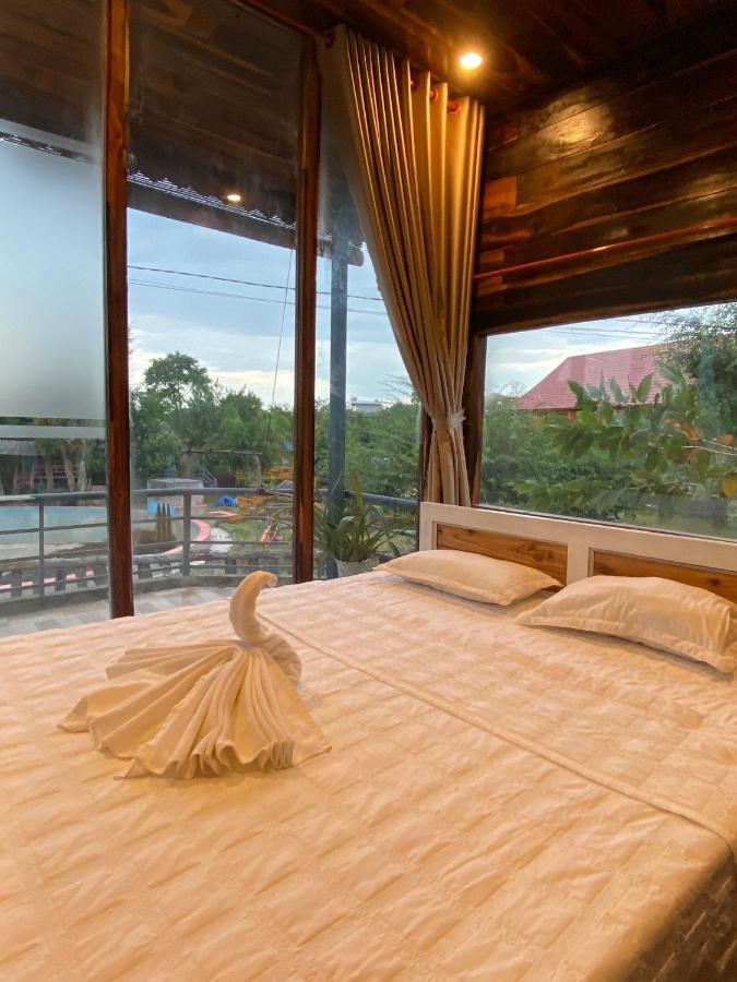 Rice straw Green lodge- resort Quan Tom Buitenkant foto